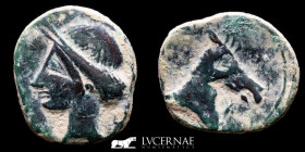 Cartagonova Bronze calco 7,76 g, 22 mm Cartagonova 220-215 B.C. Good very fine