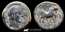 Castulo Bronze Semis 13.69 g, 24 mm Hispania 100-50 B.C. gVF