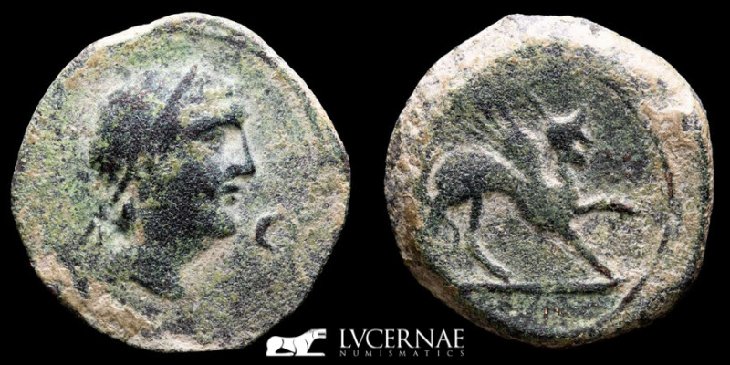 Hispain Castulo Bronze As 14.69 g. 28 mm. Linares Jaén 180-150 BC Very fine (MBC...
