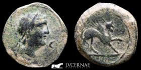 Hispain Castulo Bronze As 14.69 g. 28 mm. Linares Jaén 180-150 BC Very fine (MBC)