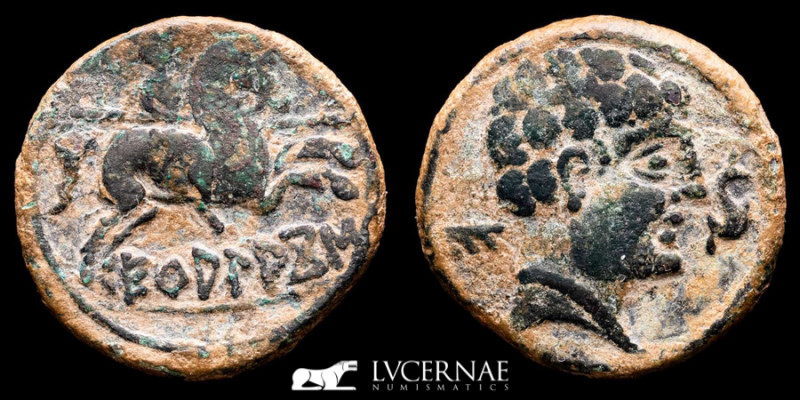 Ecualacos Bronze As 8,07 g., 23 mm. Soria 150-100 B.C. GVF
Ancient Hispania - E...
