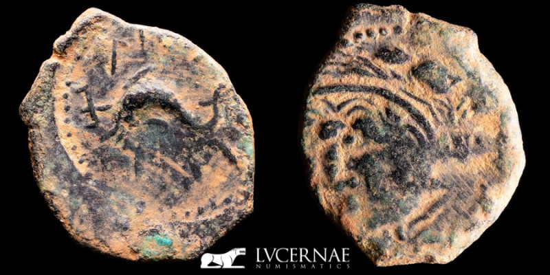 Hispania Gades bronze Sextans 2.54 g. 19 mm. Gades (Cadiz) 100-20 B.C. Good very...