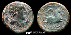 Iltirta Æ Bronze Semis 8.50 g. 22 mm. Lleida Cataluña 200-20 BC gVF