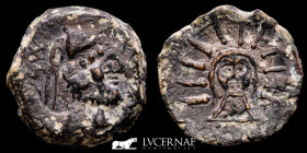 Malaca bronze As 11,35 g. 25 mm. (Malaga, Spain) II century B.C. nEF