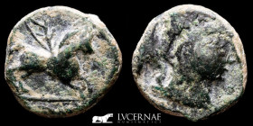 Sisapo (Almadén, Ciudad Real) Bronze Semis 6.58., 19 mm. Sisapo 120-30 B.C. Good fine (MBC)