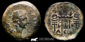 Augustus Bronze As 14,85 g, 30 mm Acci (Guadix,Granada) 27 B.C.-14 A.D. GVF