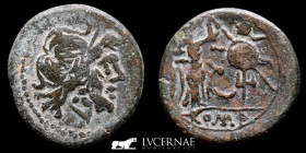 Anonymous Republican Fourre Victoriatus 2.35 g., 18 mm. Rome 211-208 B.C. cVF