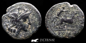 Anonymous Fourre Denarius 3,78 g., 19 mm. Rome 157-156 B.C. gVF