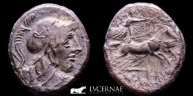Cornelius Cn.f. Lentulus Clodianus Silver denarius 3,38 g. 17 mm. Rome 88 B.C. Good fine