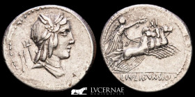 L. Julius Bursio Silver Denarius 3,60 g., 20 mm. Rome 85 B.C. nEF