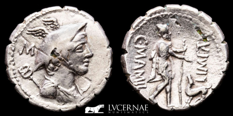 C. Mamilius Limetanus Fourre Denarius 3.34 g., 18 mm. Rome 82 BC. gVF
Roman Rep...