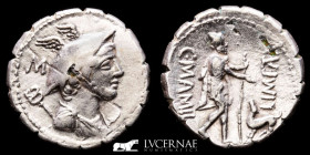 C. Mamilius Limetanus Fourre Denarius 3.34 g., 18 mm. Rome 82 BC. gVF