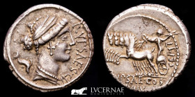 P. Plautius Hypsaeus Silver Denarius 4.08 g. 18 mm. Rome 57 B.C. GVF