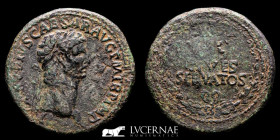 Claudius I Bronze Sestertius 25,51, g. 36 mm. Rome 41-54 A.D. Near extremely fine