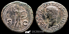 Claudius I (41-54 A.D.) Bronze As 13.65 g., 31 mm. Rome 41-50 A.D. Good very fine (MBC)