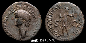 Claudius I Bronze As 11,50 g. 29 mm. Rome 41-50 A.D. gVF