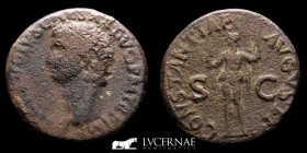 Claudius I Bronze As 10.46 g. 28 mm. Rome 41-50 A.D. gVF