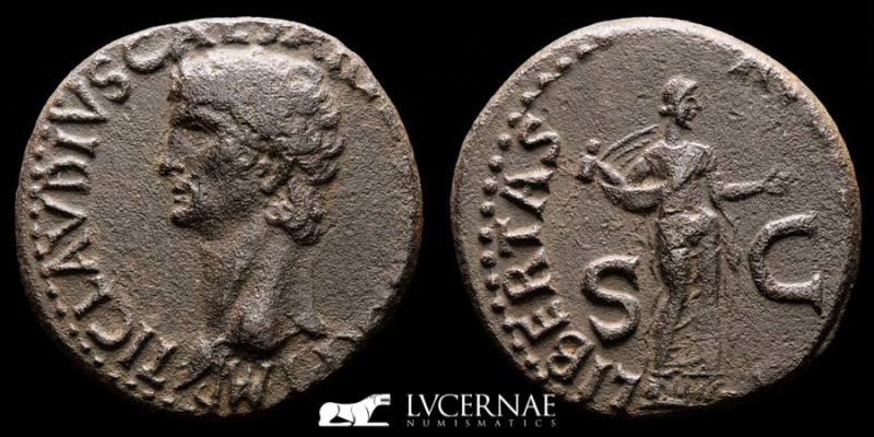 Claudius I (41-54 A.D.) Æ Bronze As 11,93 g. 26 mm. Rome 41-42 A.D. gVF
Roman E...