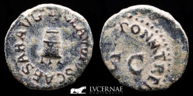 Claudius I Bronze Quadrans 2.54 g.,17 mm. Rome 41 AD gVF