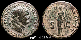 Titus 79-81 A.D. Æ Bronze Sestertius 23.50 g. 35 mm. Thrace 80-81 AD Good very fine (MBC+)