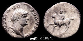 Domitian Silver Denarius 2,87 g. 18 mm. Rome AD 73. gVF