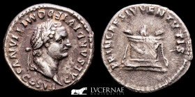 Domitian Silver Denarius 3.41 g. 18 mm. Rome AD 80-81. gVF