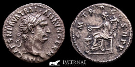 Trajan Silver Denarius 3.18  g., 18 mm. Rome 98-117 A.D. gVF