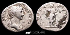 Trajan Silver Denarius 3,22 g., 19 mm. Rome 98-117 A.D Good fine