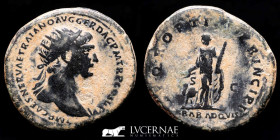 Trajan Æ Bronze Æ Dupondius 12.13 g. 29 mm. Rome 113 AD Good very fine (MBC)