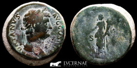 Hadrian Æ Bronze couple of Sestetius 49,15 g. 34 mm. Rome 117-138 A.D. Good very fine