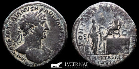 Hadrian Bronze Sestertius 24,00 g. 34 mm. Rome 117-138 A.D. Good very fine