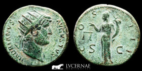 Hadrian Bronze Dupondius 12.80 g., 27 mm. Rome 117-138 A.D. Good very fine