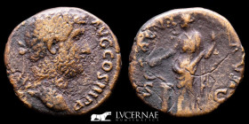 Hadrian Bronze As 8.83 g., 24 mm. Rome 125-128 A.D. Good very fine
