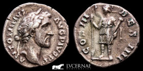 Antoninus Pius Silver Denarius 3,06 g 17 mm. Rome 144 A.D Good very fine (MBC+)