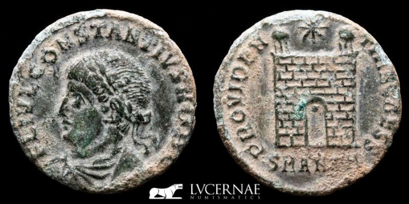 Constantius II Bronze Follis 2,65 g., 19 mm. Antioch 324-337 Good very fine
Rom...