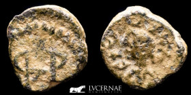 Visigoths Bronze Nummus 2,30 g. 12 mm Hispalis - Seville 650-700 A.D. Good Very fine