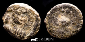 Visigoths Bronze Nummus 0,54 g. 8 mm Hispalis - Seville 650-700 A.D. Good Very fine