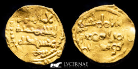 Taifas times Gold Dirham fraction 0,38 g, 10 mm Cordoba 1030-1086 A.D. Good very fine