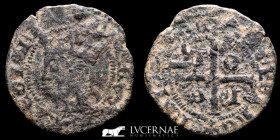 Enrique II Billon Cruzado 1.91 g, 23 mm. Uncertain mint 1368 - 1379 Good very fine