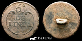 Independence War Spain Bronze Button 3,89 g, 23 mm Spain 1808-1814 Good fine (MBC)