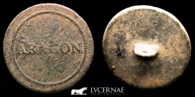 Independence War Spain Bronze Button 7,05 g, 25 mm Spain 1808-1814 Good fine (MBC)