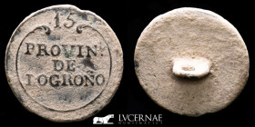 Independence War Spain Bronze Button 5,36 g, 22 mm Spain 1808-1814 Good fine (MBC)