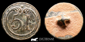 Napoleonic Army in Spain bronze button 22 mm. Paris 1808 Good very fine (MBC+)