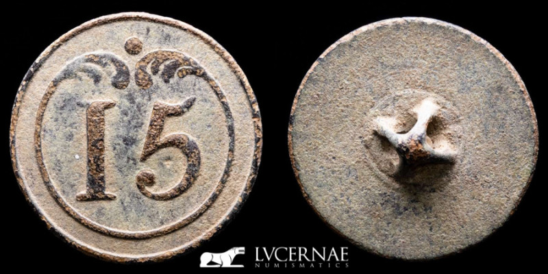 Napoleonic Army in Spain bronze Button 21 mm. Paris 1808 Good very fine (MBC+)
...