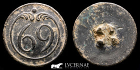 Napoleonic Army, Spain bronze Button 3,46 g. 22 mm. Paris 1808 Good very fine (MBC+)