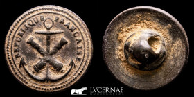 Napoleonic War - French bronze Button 17 mm. Paris 1808-1814 gVF