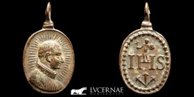 Religious Bronze Medal 28x16 mm. XVI-XVII c. gVF
