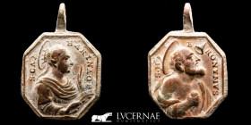 Religious Bronze Medal 33x22 mm. XVI-XVII c. gVF