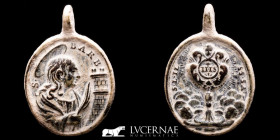 Religious Bronze Medal 29x20 mm. XVI-XVII c. gVF