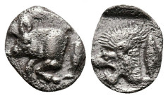 Hemiobol AR
Mysia, Kyzikos, c. 525-475 BC
10 mm, 0,30 g